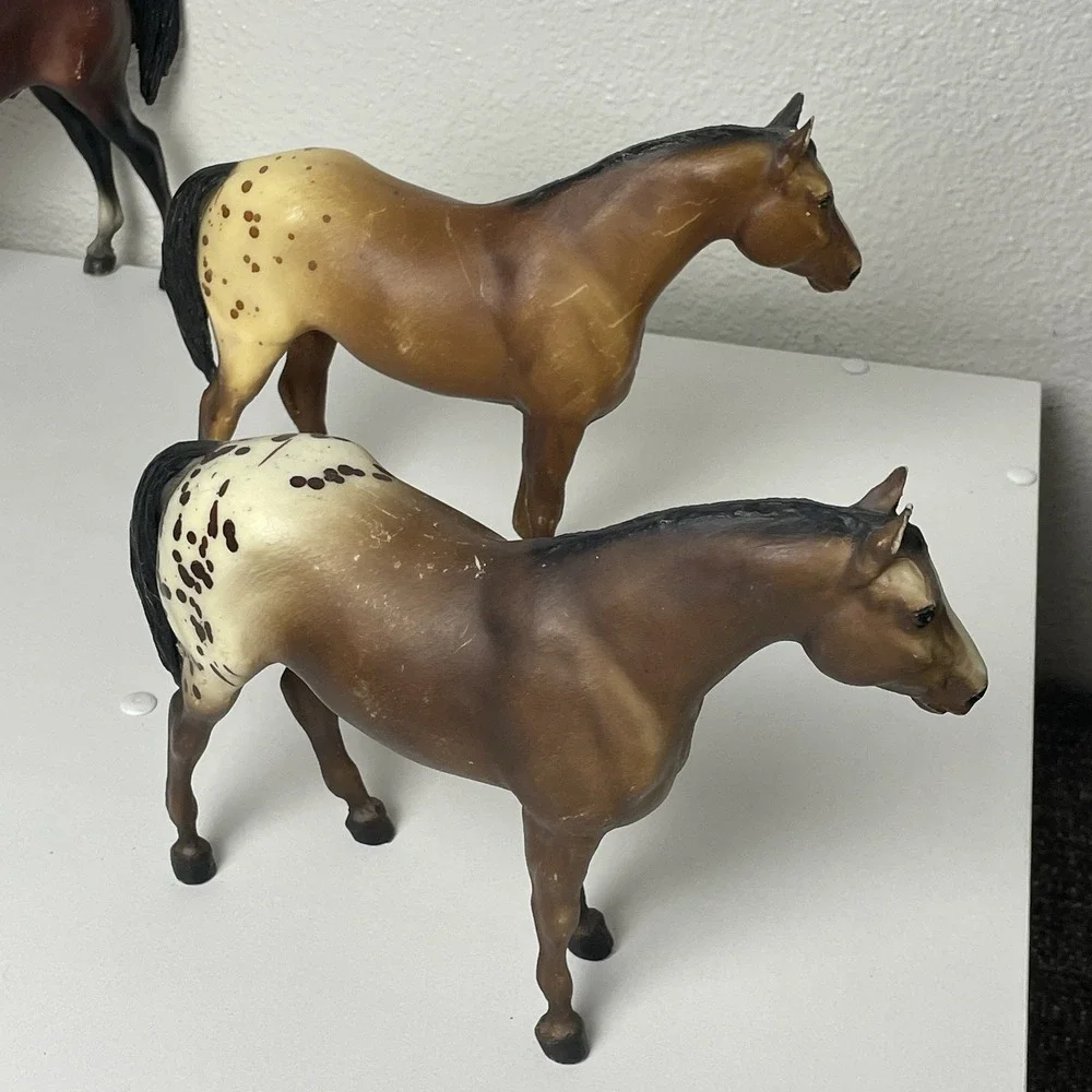 Vintage BREYER Horses Toy Model Figures Mixed LOT of 12 Various Sizes